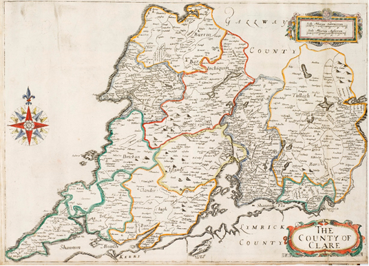 old hand drawn map with terrain